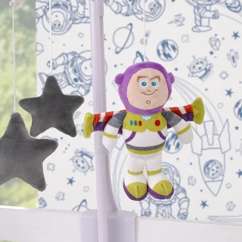 Vista 3 de Disney Toy Story Outta This World - Móvil musical multicolor de Lightyear, estrellas y planeta