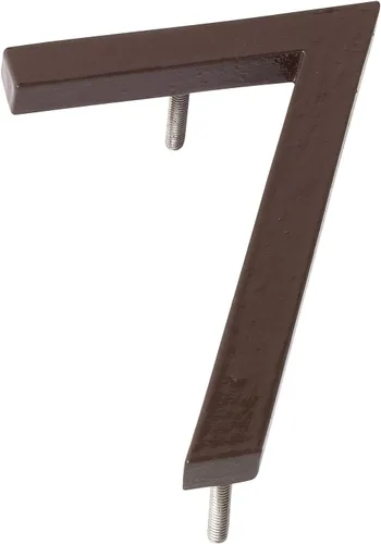 Vista 7 de Montague Metal Products MHN-06-5-F-AC1 Número flotante de casa, 6 x 4.19 x 0.31 pulgadas, cobre antiguo