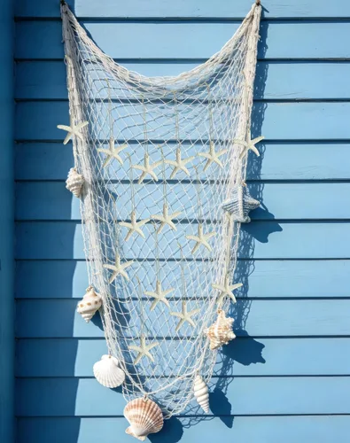 Vista 5 de LJY Decoración colgante de estrella de mar de resina, adorno náutico costero de 0.9 x 2.4 in para decoración de playa, dormitorio, baño, pared