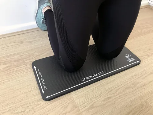 Vista 3 de Rodilleras de yoga de 0.6 pulgadas de grosor para Pilates Yoga Rodilleras Cojín para proporcionar apoyo a la rodillera, codos, antebrazos y muñecas