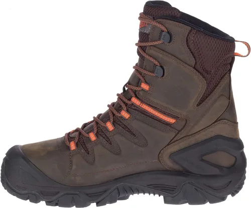 Vista 3 de Merrell Strongfield - Botas de trabajo para hombre (piel, 8.0in, termo, impermeables)