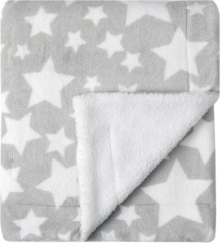 Vista 17 de CREVENT Manta de bebé de minky para niñas y niños, manta suave de felpa para recién nacidos - 30 x 40 pulgadas (Animal)