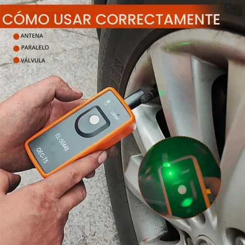 Vista 7 de TPMS Herramienta de reaprendizaje para sensor de neumáticos de automóvil, EL-50448 Herramienta de reinicio de activación del sensor de presión