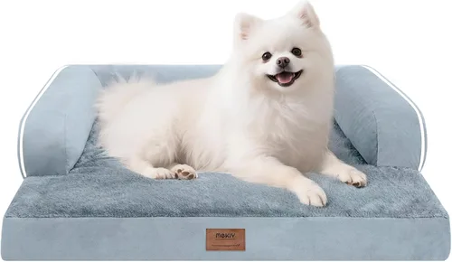 Vista 132 de Cama pequeña para perros y sofá para gatos, camas ortopédicas impermeables para perros pequeños, cama para gatos, sofá para mascotas cómodo