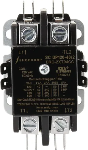 Vista 12 de Contactor magnético de propósito definido para carga de motor, HVAC, refrigeración y bomba de calor