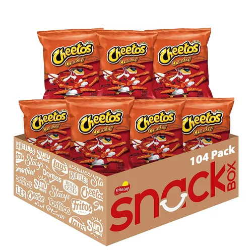 Vista 6 de Cheetos - Bocadillos con sabor a queso, crujientes, 2 onzas (paquete de 64)