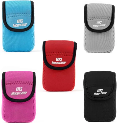 Vista 8 de MegaGear Funda de neopreno ultraligera para cámara compatible con Sony Cyber-shot DSC-W800