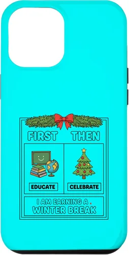 Vista 26 de Literary Teacher First Then Educate Celebrate I Am Earning Case for iPhone 17