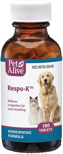 Vista 3 de PetAlive - Paquete combinado respiratorio para mascotas – Todos los remedios homeopáticos naturales alivian los síntomas de los senos paranasales