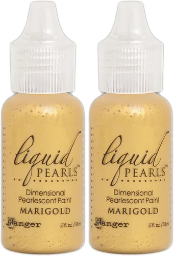 Vista 2 de Ranger Liquid Pearls - Pintura nacarada dimensional 0.5 onzas, caléndula