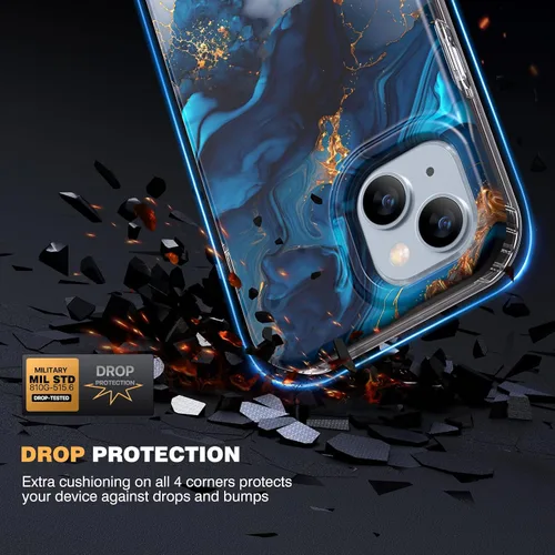 Vista 320 de DIACLARA - Funda transparente compatible con iPhone XR 6.1 pulgadas 2018