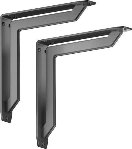 Vista 17 de Starby Lucca Designer Series - Soportes decorativos resistentes de servicio pesado para repisas de chimenea y encimeras. Ménsulas bellamente