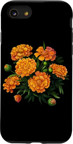 Vista 18 de Vintage Marigold Inspired Flower Case for iPhone 16