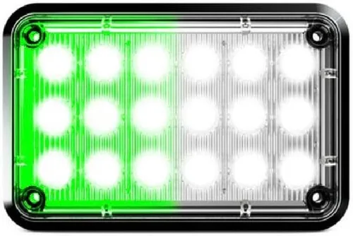 Vista 14 de Alpha-Z 6x4 Ambulancia LED Montaje en Superficie Luces estroboscópicas de emergencia y camión de bomberos Luz de advertencia ultra delgada