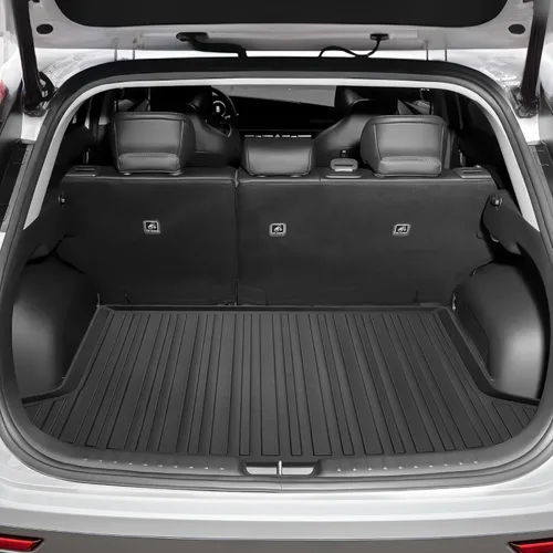 Vista 10 de Forro de carga prémium para Jeep Wrangler 4xe 2021-2025, 2026-2026-100% protección, tapete de maletero de automóvil de ajuste personalizado, tapete