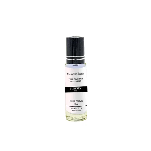 Vista 2 de joxipe Clashoky - Aceite de perfume con fragancia Buberry For Her para mujer, aceite corporal roll-on para mujer (0.4 onzas líquidas) (paquete de 1)
