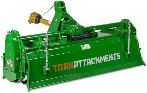 Vista 11 de Titan Attachments enganche de 3 puntos, accesorio de cultivador rotativo de 48" para tractores Cat 1, acabado en carbón, cultivador impulsado por