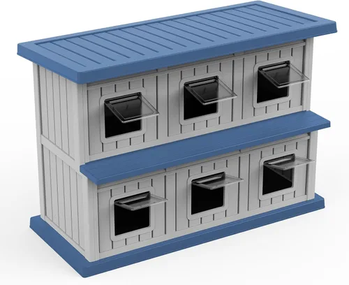 Vista 13 de DRATO Casa para gatos al aire libre, impermeable, material de polipropileno, refugio para gatos, robusto, resistente, fácil de montar, cálida casa