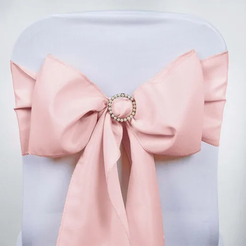 Vista 19 de Efavormart 5 piezas de fajas para sillas de poliéster color beige con lazos para decoración de sillas en bodas, eventos, suministros para decoración