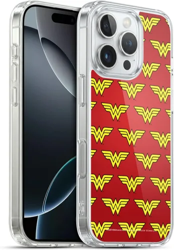 Vista 58 de Head Case Designs Funda de gel suave con licencia oficial de Wonder Woman DC Comics Classic Logos compatible con Apple iPhone 7 Plus/iPhone 8 Plus