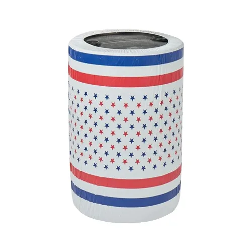 Vista 3 de Fundas ajustables para latas de 33 galones y 55 galones, paquete de 5 (negro, 55 galones)