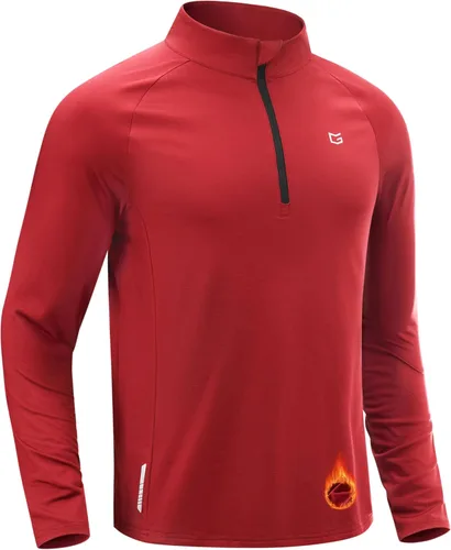 Vista 11 de G Gradual Camisa de golf atlética de manga larga con cremallera de forro Negro