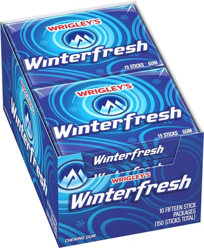 Vista 7 de WRIGLEY'S Winterfresh - Goma de mascar a granel, 15 barras (paquete de 10)