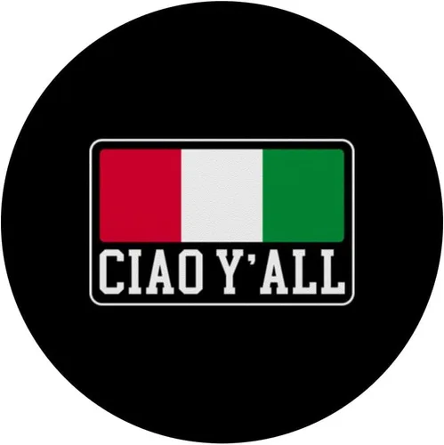 Vista 3 de Ciao Y'all Europe Country Travel Italia PopSockets intercambiables PopGrip