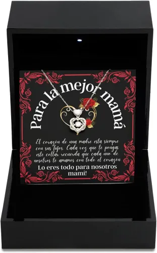 Vista 11 de Para la mejor mamá, regalo para mamá, collar para madre de hijo