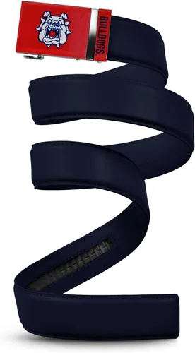 Vista 8 de Mission Belt Con licencia oficial de la NC Alabama Crimson Tide Crimson Tide (Cuero Negro)
