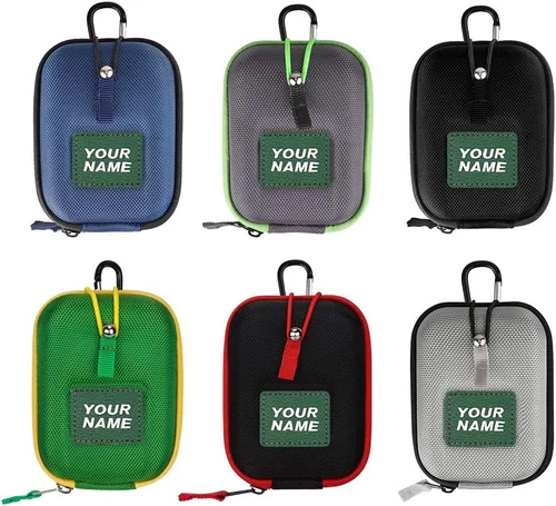 Vista 7 de Craftsman Golf Funda para telémetro con bandera de Estados Unidos, carcasa rígida para Tectectec Callaway, bolsa de transporte universal