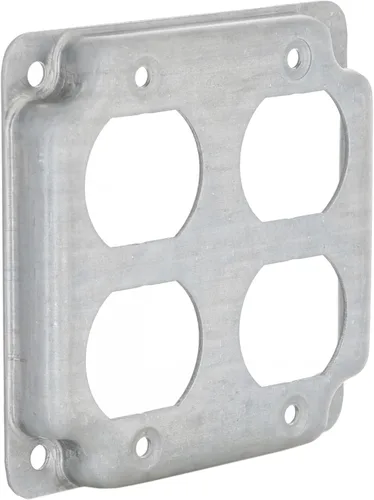Vista 21 de Hubbell-Raco 800C 1 Toggle - Cubierta de trabajo cuadrada expuesta de 4 pulgadas