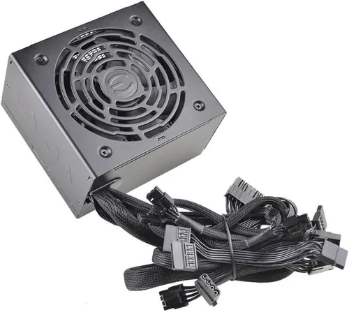 Vista 9 de EVGA 600 BR, 80+ Bronce 600W, 3 años de garantía, fuente de alimentación 100- BR-0600-K1