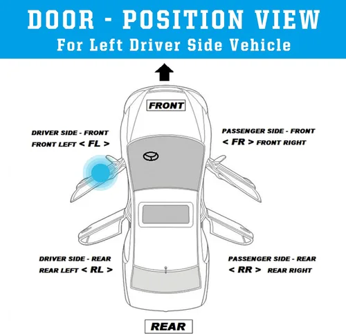 Vista 4 de Actuador de cerradura de puerta delantera izquierda compatible para Nissan Rogue 2008-15 Rogue Select 2014-15 Conjunto de pestillo de puerta