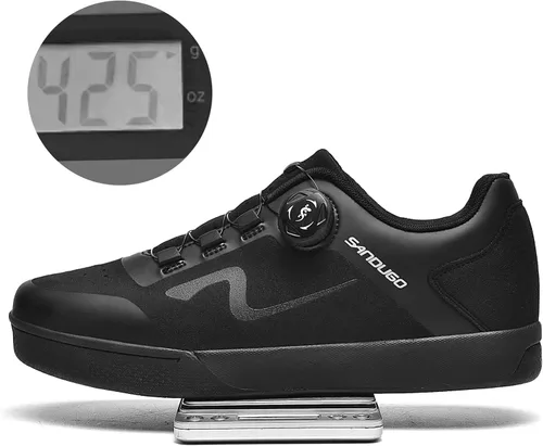 Vista 2 de MTB - Zapatos de ciclismo de montaña para hombre, 2 pernos adecuados para todos los pedales SPD (XCAM), compatibles con Peloton ligero y cómodo