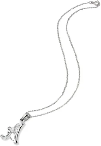 Vista 9 de B BRILLIANT Sterling Silver Personalized Alphabet Letter Name Script Initial Pendant Necklace for Women Girls