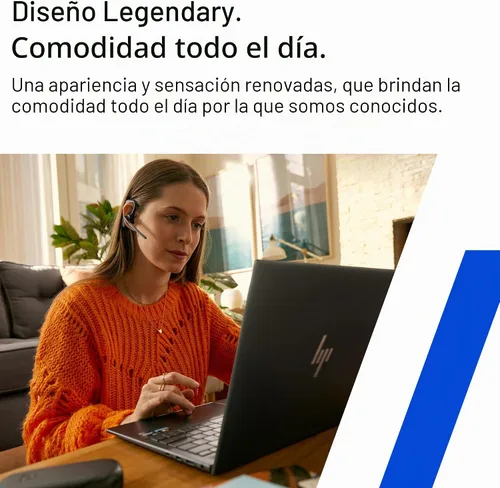 Vista 4 de Poly Voyager Legend 30 - Auriculares Bluetooth con micrófono - Boom discreto y 4 micrófonos con cancelación de ruido - Tecnología WindSmart