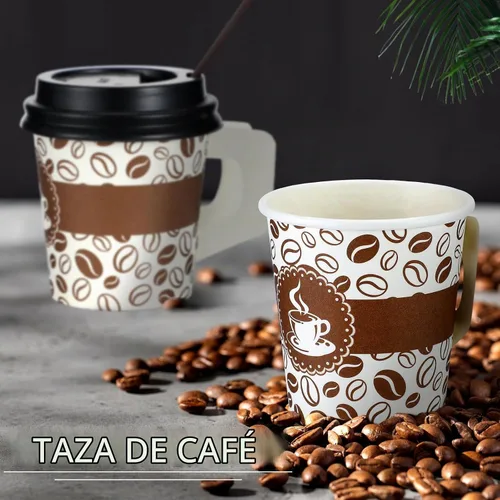 Vista 4 de Tessco for you - Juego de 200 tazas de café expreso desechables de 4 onzas