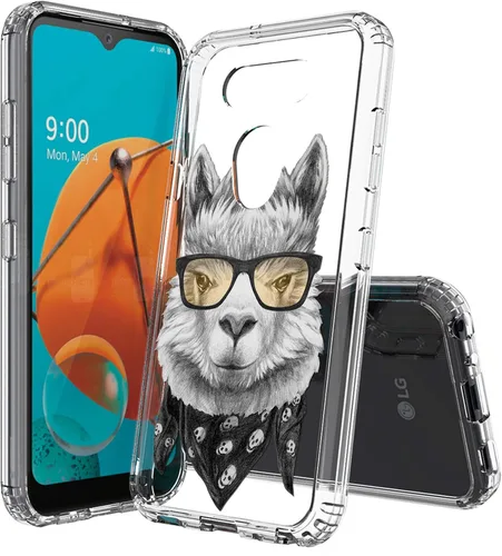 Vista 17 de Compatible con LG Aristo 5, funda transparente impresa, a prueba de golpes, arañazos, compatible con LG Phoenix 5/Fortune 3/Tribute Monarch/Risio 4