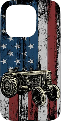 Vista 14 de Patriotic Tractor American Flag Tractor Farm Gift Farmer Case for iPhone 17