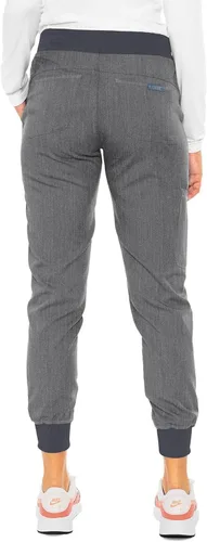 Vista 2 de Med Couture Pantalones de Uniforme Médico (Scrubs) para Mujeres Pantalones Cargo Jogger con 5 Bolsillos, Ligeros, Ultra Suaves, Tela Elástica