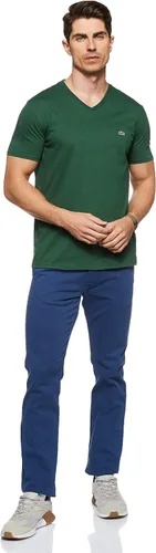Vista 5 de Lacoste Men's Short Sleeve V-Neck Pima Cotton Jersey T-Shirt