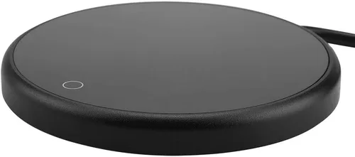Vista 6 de Fdit Calentador eléctrico de taza de bebidas con apagado automático para escritorio, té, café, leche, taza, calentador, bandeja de 220-240 V, uso
