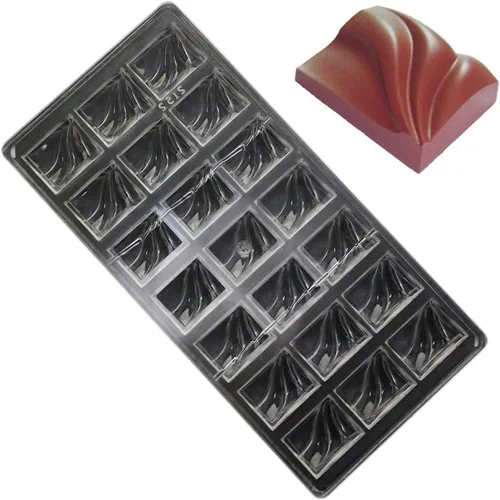 Vista 23 de Grainrain molde de chocolate de policarbonato, molde de barra de chocolate de policarbonato en forma de corazón, regalo para el día de San Valentín 1