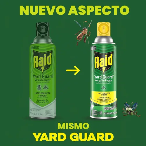 Vista 2 de Raid Yard Guard - Asesino de mosquitos para exteriores, 16 onzas, 12