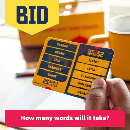Vista 3 de 25 Words or Less Board Game, Figure Out the Secret Words Before Time Runs Out, 300 Cards, Timer & Countdown Board Included, Fast-Paced Party Game