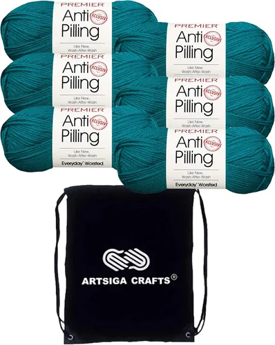 Vista 47 de Premier Yarns Antibolitas para todos los días Blancanieves 100-1 Dn100-1-Snow-White