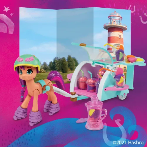 Vista 4 de Mi pequeño pony (My Little Pony): Juguete de Mi pequeño pony (de la película Mi pequeño pony: nueva generación) para recrear escenas de la película