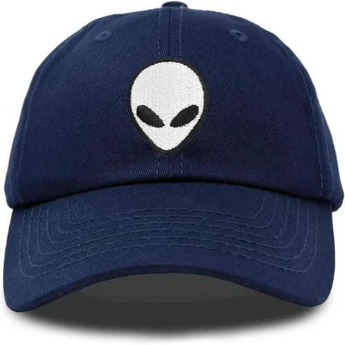 Vista 21 de DALIX Gorra de béisbol Alien Head para hombre y mujer Beige