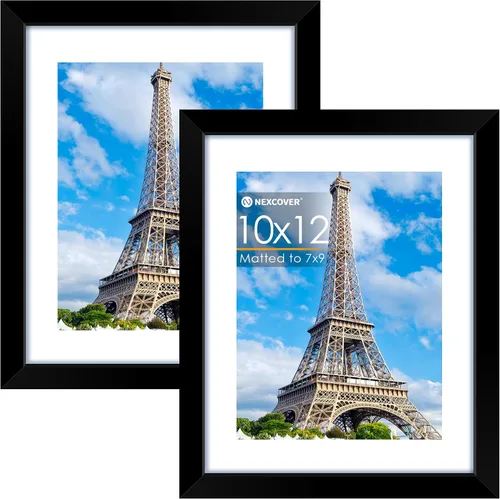 Vista 43 de NEXCOVER Portarretratos de 8.5 x 11 pulgadas, color negro, 10 unidades, marcos de fotos de 8.5 x 11 pulgadas con plexiglás HD inastillable, marcos